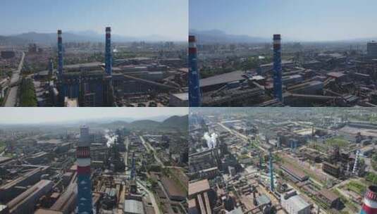 汉中钢铁厂高清在线视频素材下载