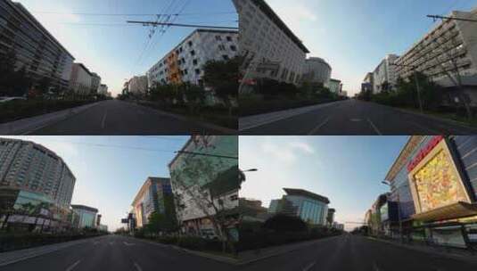 开车行驶在北京城市地标建筑高清在线视频素材下载