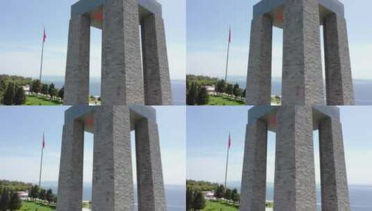 烈士纪念碑高清在线视频素材下载