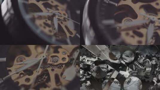 【合集】时钟机械部件高清在线视频素材下载