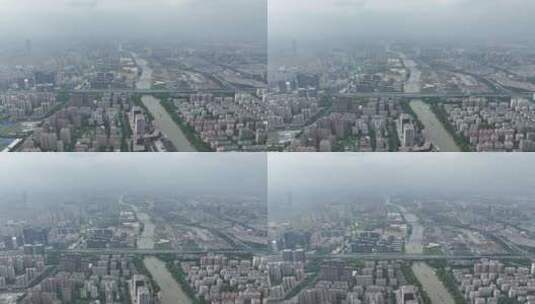京杭大运河-杭州高清在线视频素材下载