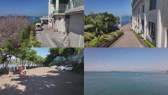 大鹏湾区圣托里尼度假酒店高清在线视频素材下载