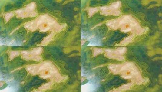 高原湿地湖泊雪山空镜高清在线视频素材下载