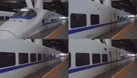 广州南站 高铁出入站高清在线视频素材下载