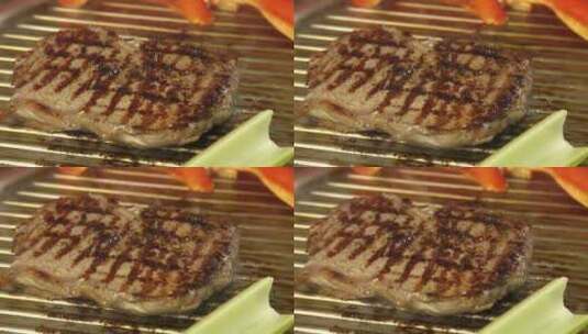 煎牛排 牛肉 烤肉高清在线视频素材下载