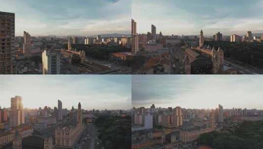 巴西城市街道人文高清在线视频素材下载
