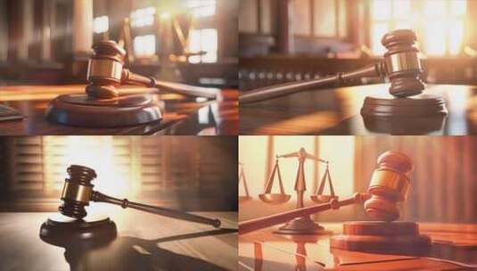 法槌正义审判 合集公平正义高清在线视频素材下载