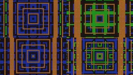 Vj循环动画的像素马赛克Ver24 02高清在线视频素材下载