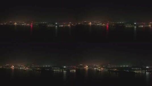 烟台海边夜景高清在线视频素材下载