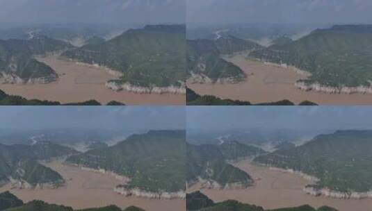 河南济源黄河三峡风景区视频高清在线视频素材下载