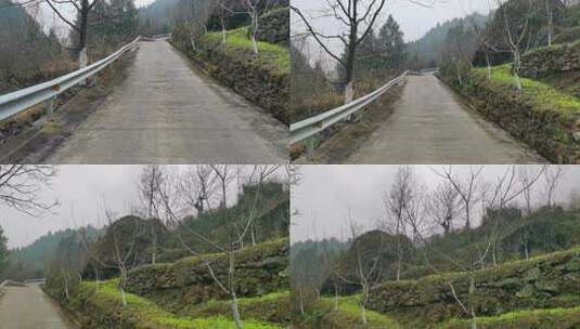 四川广元市朝天区山村梯田田园风光高清在线视频素材下载