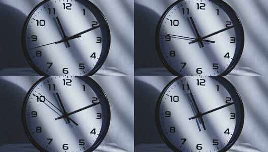 特写时钟表盘及光影效果高清在线视频素材下载