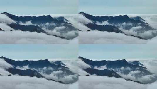 山脉云海风光高清在线视频素材下载