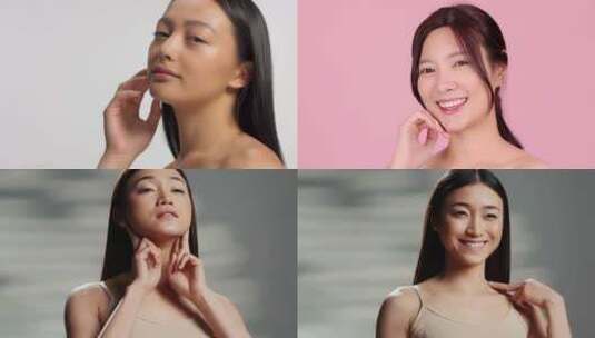 【合集】美女美容护肤高清视频高清在线视频素材下载