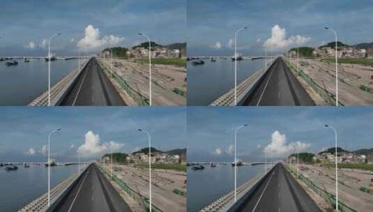 霞浦环岛公路航拍高清在线视频素材下载