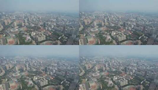广州海珠区城市建筑航拍高清在线视频素材下载