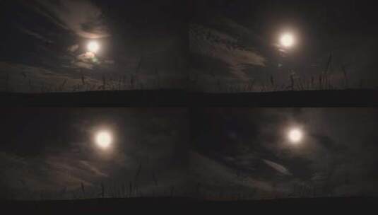 月亮延时高清在线视频素材下载