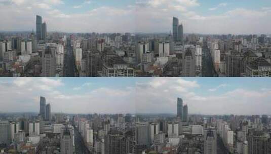云南昆明城市高楼建筑航拍高清在线视频素材下载
