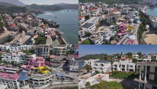 密悦深圳圣托里尼海景度假酒店高清在线视频素材下载