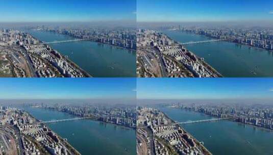 杭州复兴大桥高清在线视频素材下载