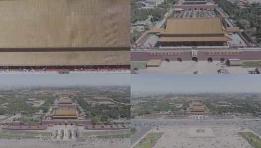北京天安门广场航拍高清在线视频素材下载