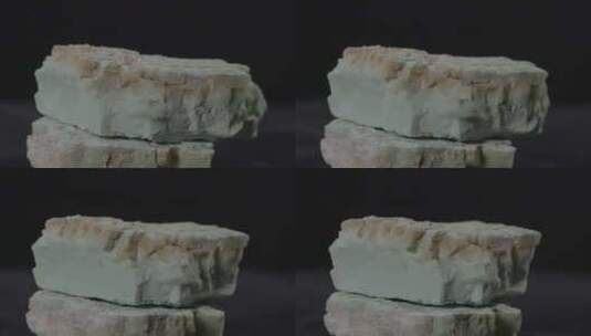 绿松石矿石LOG视频素材高清在线视频素材下载