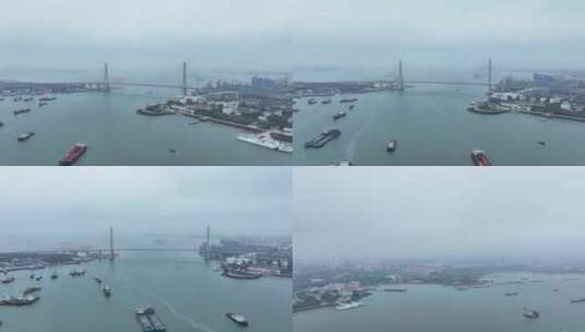 海南龙港海滩航拍高清在线视频素材下载