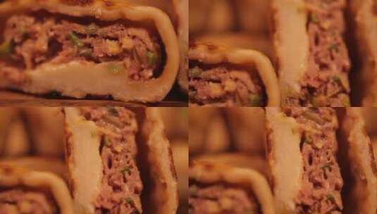 北京小吃门钉肉饼 (10)高清在线视频素材下载