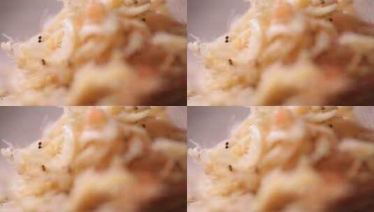 虾米虾皮补钙高清在线视频素材下载