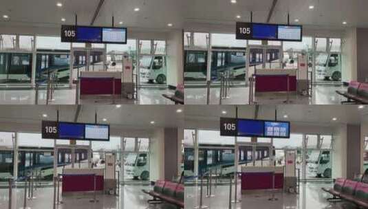 登机 候机 进机场高清在线视频素材下载
