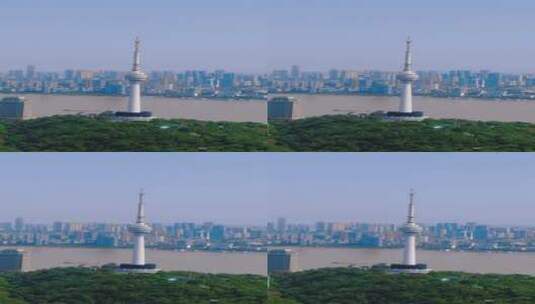 武汉城市风光竖屏航拍高清在线视频素材下载