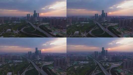 西安城市建筑高清在线视频素材下载