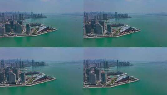 【正版4K素材】深圳蛇口邮轮中心航拍视频高清在线视频素材下载