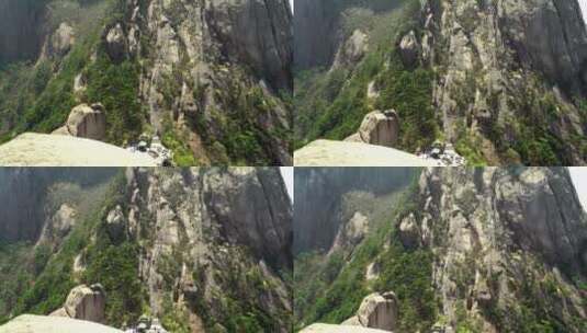 黄山旅游风景徒步登山高清在线视频素材下载