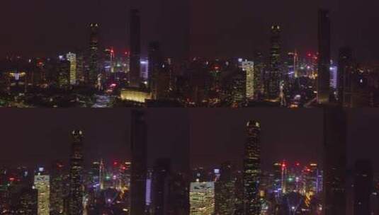 航拍广州城市风景高清在线视频素材下载