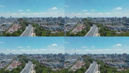 湖北武汉城市交通4K航拍高清视频高清在线视频素材下载