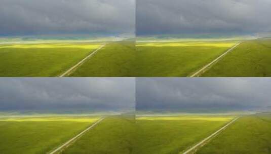 新疆独库公路草原上的风景高清在线视频素材下载