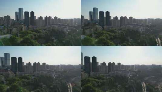 重庆渝中城市建筑风光美景航拍高清在线视频素材下载