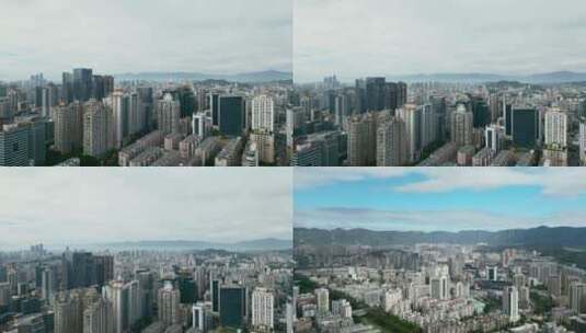 福州闽江城市风景航拍4K高清在线视频素材下载