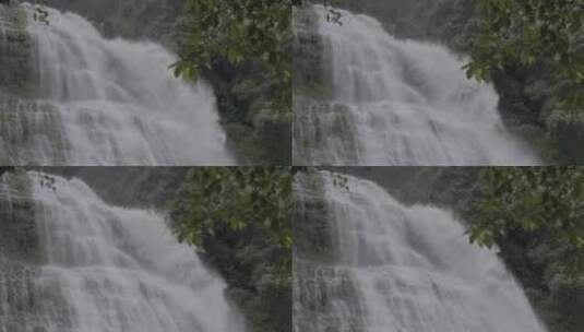 云南剑湖瀑布高清在线视频素材下载