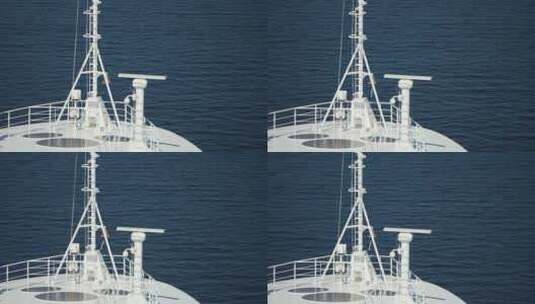 海洋上行驶的船只高清在线视频素材下载