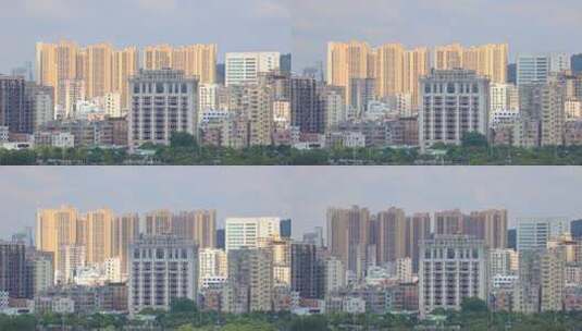深圳城市建筑群光影延时高清在线视频素材下载