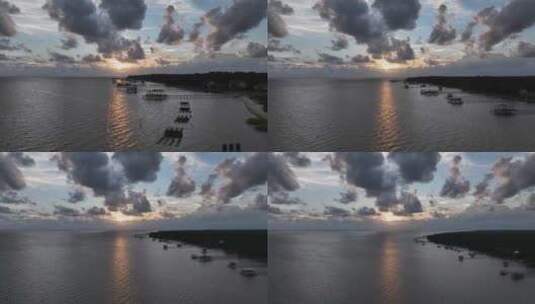 日落时的海景高清在线视频素材下载
