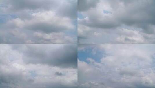 晴转多云延时天空天气变化晴转阴天阴云气象高清在线视频素材下载