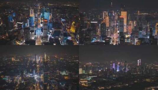 南京大气夜景延时高清在线视频素材下载