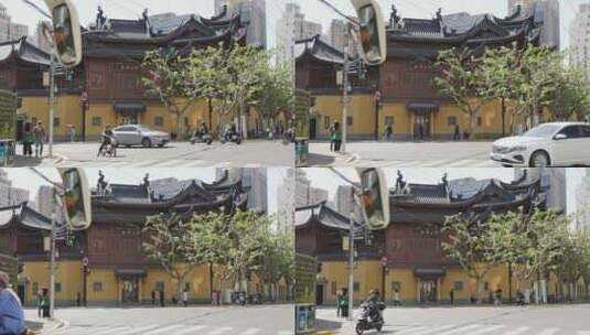 玉佛禅寺玉佛寺上海寺庙上海旅游景点高清在线视频素材下载