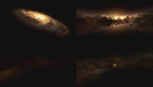 银河系-3D模拟真实星系高清在线视频素材下载