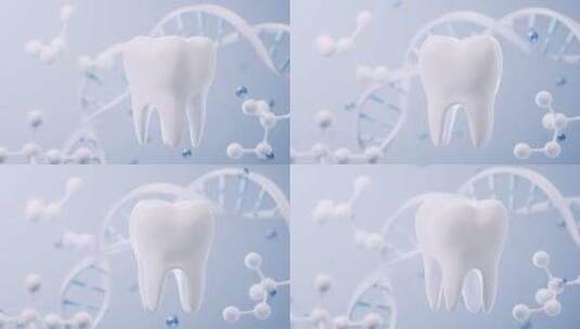 牙齿和生物学概念背景高清在线视频素材下载