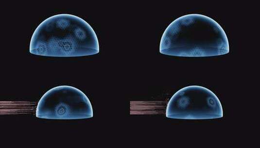 防护罩 能量罩高清在线视频素材下载