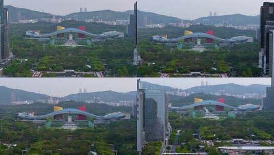 市民中心长焦高清在线视频素材下载